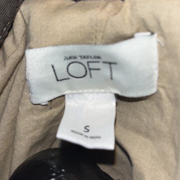 Ann Taylor Brown Denim Ruffled Vest Size S - Picture 3 of 4